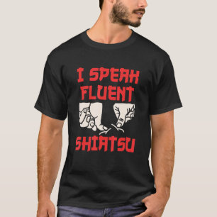 Camiseta Eu Falo no Massagista do Fluent Shiatsu