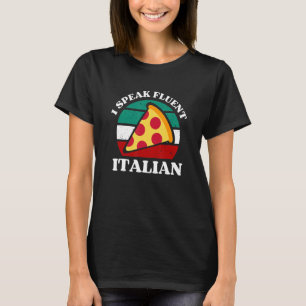 Camiseta Eu Falo Quote Fluent Italiano Funny Sayings Italia