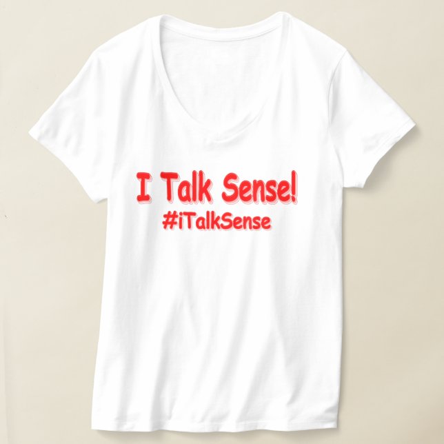 Camiseta "Eu Falo Sentido" Design. Comprar Agora (Postura )