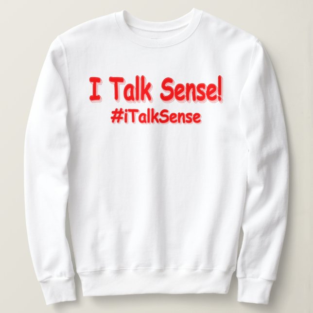 Camiseta "Eu Falo Sentido" Design. Comprar Agora (Frente do Design)