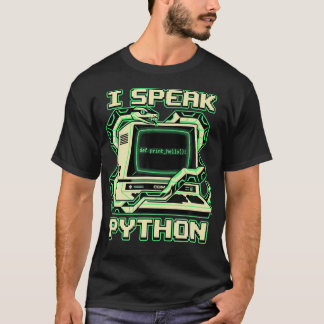 Camiseta Eu Falo Software Python