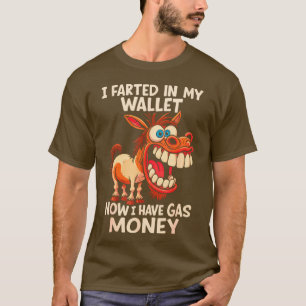 Camiseta Eu Fartei minha carteira agora tenho dinheiro de g