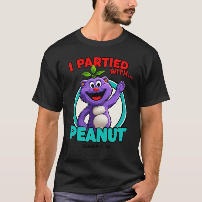 Camiseta Eu Festejei com Amendoim Glendale AZ 18 de Março d (Frente)
