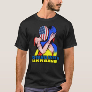Camiseta Eu Fico Com A Ucrânia