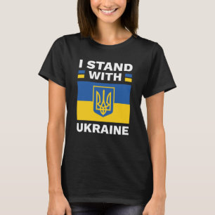 Camiseta Eu Fico Com A Ucrânia