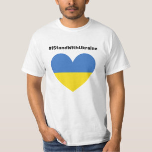 Camiseta Eu Fico Com A Ucrânia