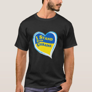Camiseta Eu Fico Com A Ucrânia