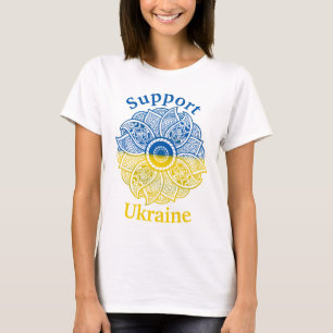 Camiseta Eu fico com a Ucrânia