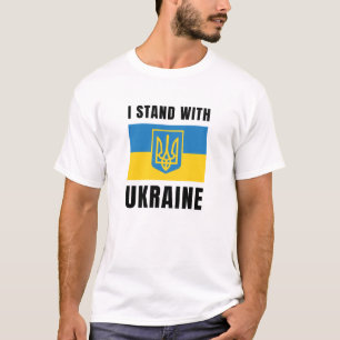 Camiseta Eu Fico Com A Ucrânia