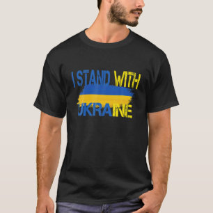 Camiseta Eu Fico Com A Ucrânia Para De Putin Parar A Guerra