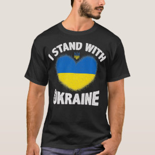 Camiseta Eu fico com a Ucrânia Premium