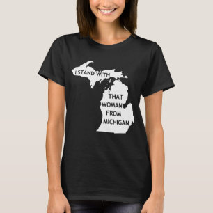 Camiseta Eu Fico Com Aquela Mulher De Michigan