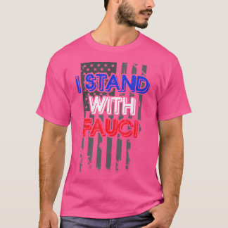 Camiseta Eu Fico Com Fauci - Imunologia Doutor Science Gif
