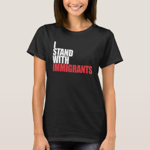 Camiseta Eu Fico Com Imigrantes Sonhando Eu Fico Com Imigra