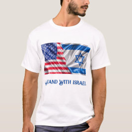 Camiseta Eu fico com Israel