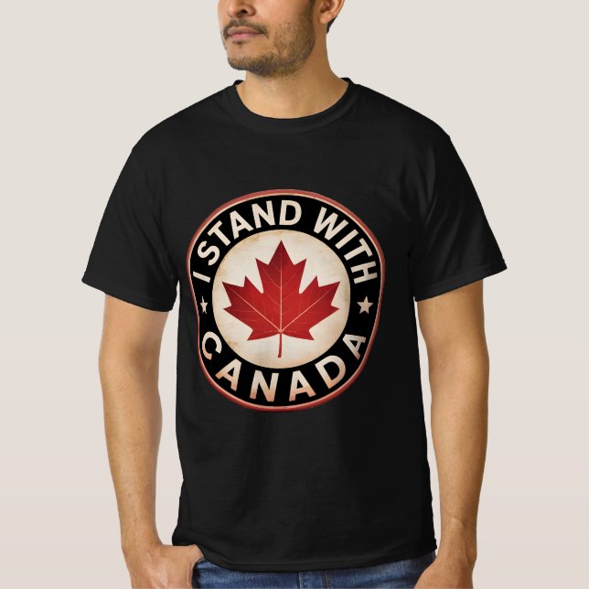 Camiseta Eu fico com o Canadá (Frente)