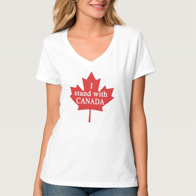 Camiseta Eu fico com o Canadá (Frente)