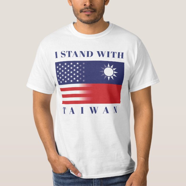 Camiseta Eu fico com Taiwan (Frente)