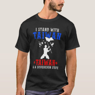 Camiseta Eu Fico Com Taiwan Retro Taiwan Flag Bird Vintage