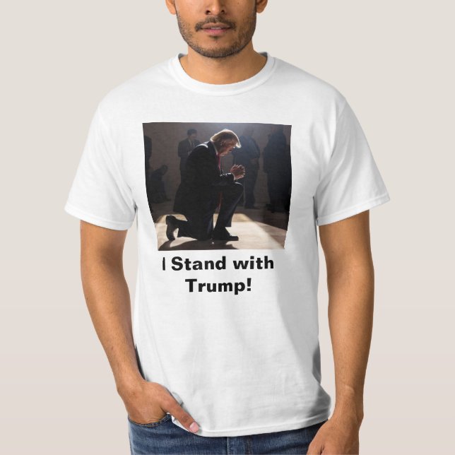 Camiseta Eu fico com Trump! (Frente)