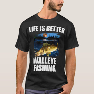 Camiseta Eu fico estressado quando não uso piadas de pesca 