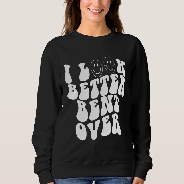 Camiseta eu fico melhor curvado    Estético  Tendência (Frente)