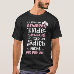 Camiseta Eu fico na outra ponta da agulha, não coloco
