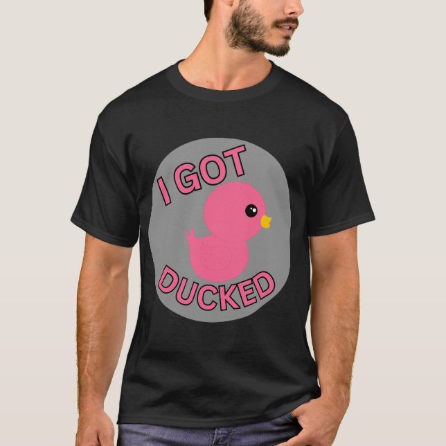 Camiseta Eu Fiquei Rosa (Frente)