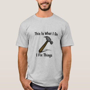 Camiseta Eu fixo coisas
