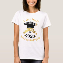 Camiseta Eu fiz a edição personalizada do ano de 2020