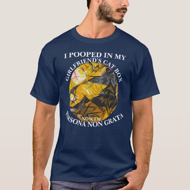 Camiseta Eu FIZ COCA NA CAIXA DE AREIA DA MINHA NAMORADA (Frente)