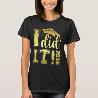 Camiseta Eu Fiz Graduação 2026 Graduado Cl De 2026 Senio