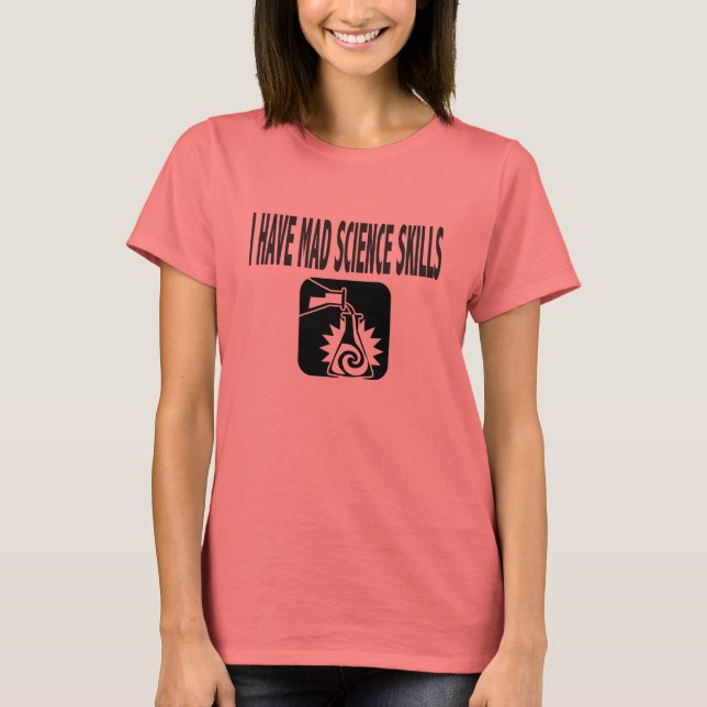 CAMISETA EU FIZ HABILIDADES DE CIÊNCIA (Frente)