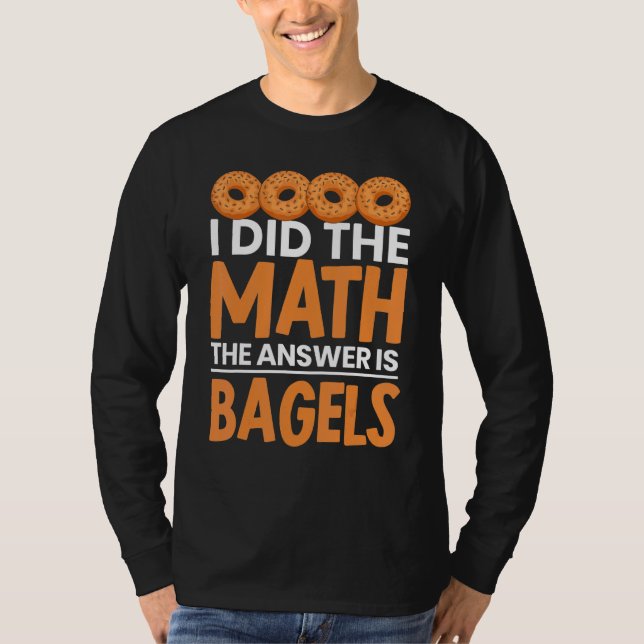 Camiseta Eu Fiz O Saco De Matemática É A Padaria De Pão. (Frente)