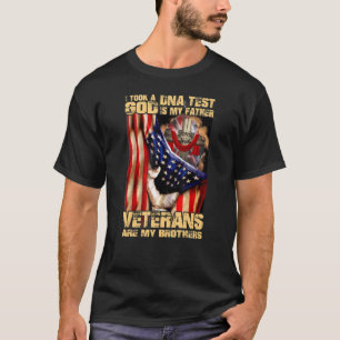 Camiseta Eu Fiz Um Teste De D.Na Deus É Meu Pai Veteranos S