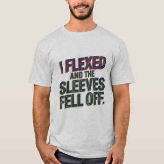 Camiseta Eu flexionei e as capas caíram - Malhação Divertid