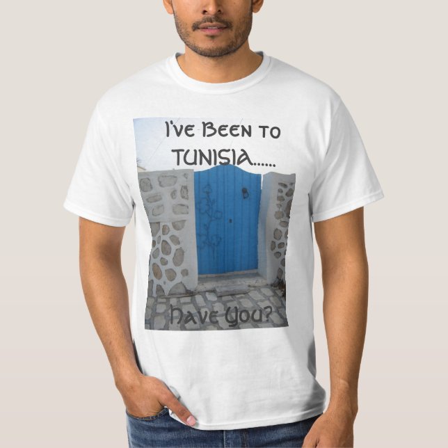 Camiseta Eu fui a TUNÍSIA ......,… (Frente)