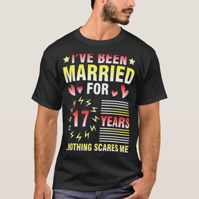 Camiseta Eu fui casado há 17 anos, nada (Frente)