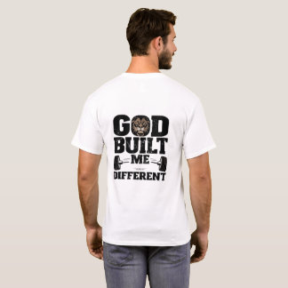 Camiseta Eu Fui Construído Diferente por Deus | Mo