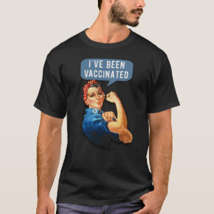 Camiseta Eu fui vacinado - Vacinador do Vintage Riveter