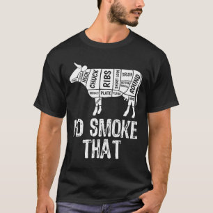 Camiseta Eu Fumaria Aquele Churrasco De Vaca Fumando Churra