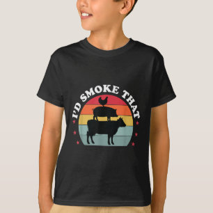 Camiseta Eu Fumava Aquele Churrasco Engraçado Grelando Carn