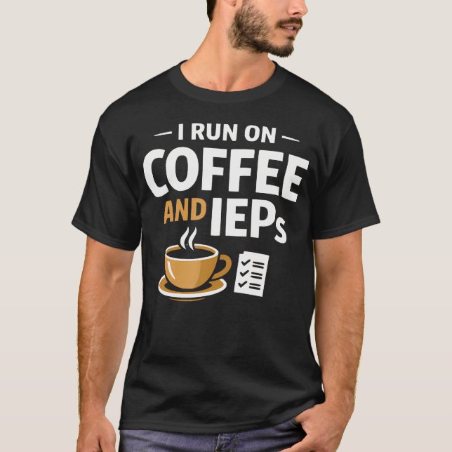 Camiseta Eu Funciono Com Café E Ieps Professor Sped (Frente)