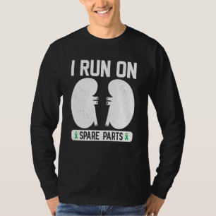 Camiseta Eu Funciono Com Peças Sobressalentes Doença Renal