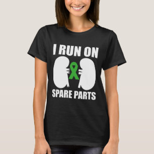 Camiseta Eu Funciono Com Peças Sobressalentes Doença Renal 