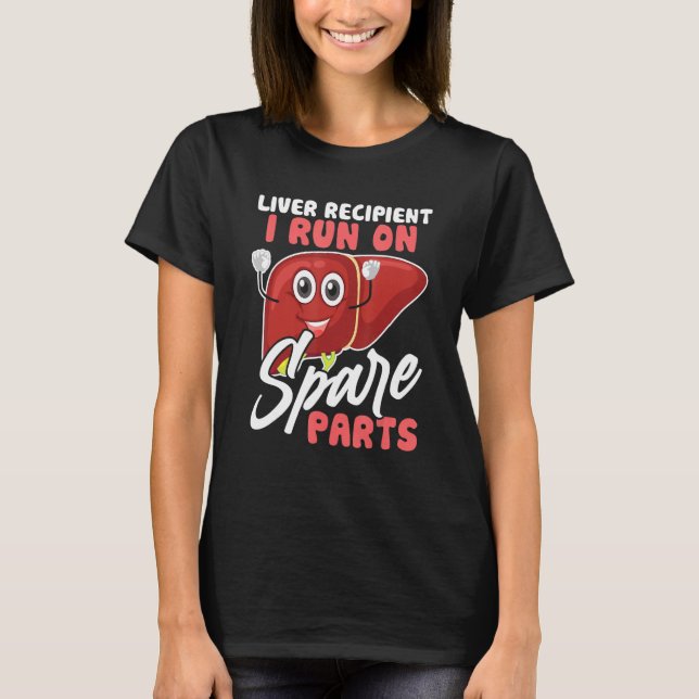 Camiseta Eu Funciono Com Peças Sobressalentes Sobrevivente  (Frente)