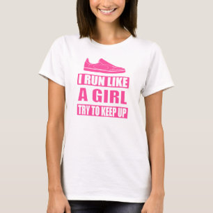 Camiseta Eu funciono como uma menina