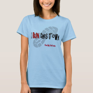Camiseta Eu funciono esta cidade - todo o tanque do esporte