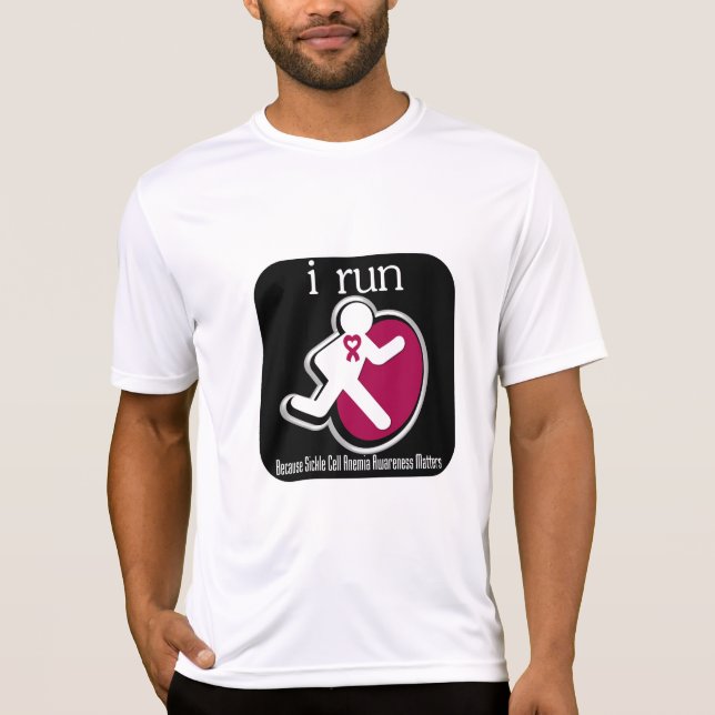 Camiseta eu funciono porque a célula falciforme importa (Frente)