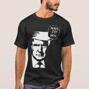 Camiseta Eu Ganharia Engraçado Trump 2024 Republicano Eua